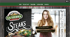 Desktop Screenshot of pizzerialasierra.com